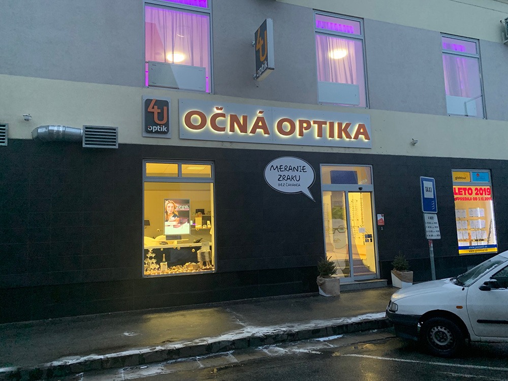 Lord Reklama - Očná optika - 3D svetelný nápis