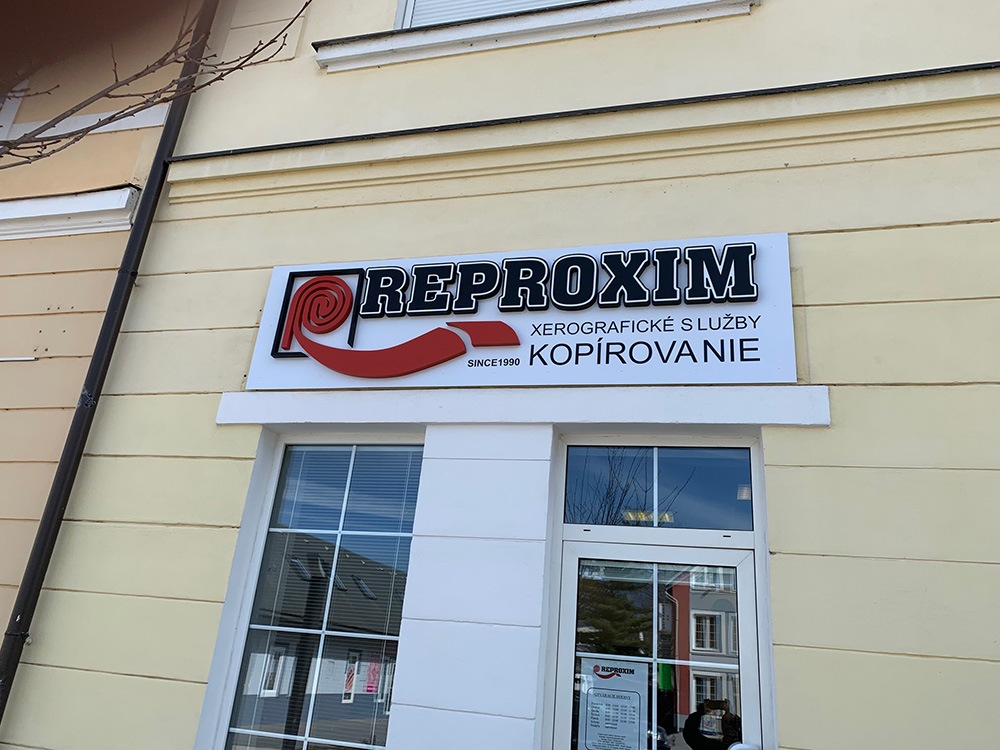 Lord Reklama - Reproxim - 3D-nápis